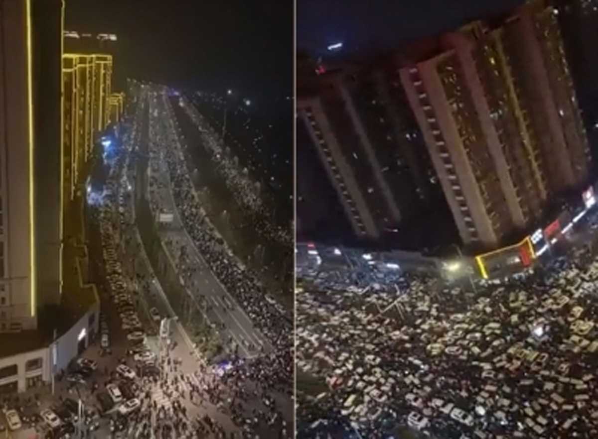 चिकित्सा सुविधाओं में कटौती के खिलाफ हजारों सेवानिवृत्त लोगों ने वुहान में विरोध प्रदर्शन किया